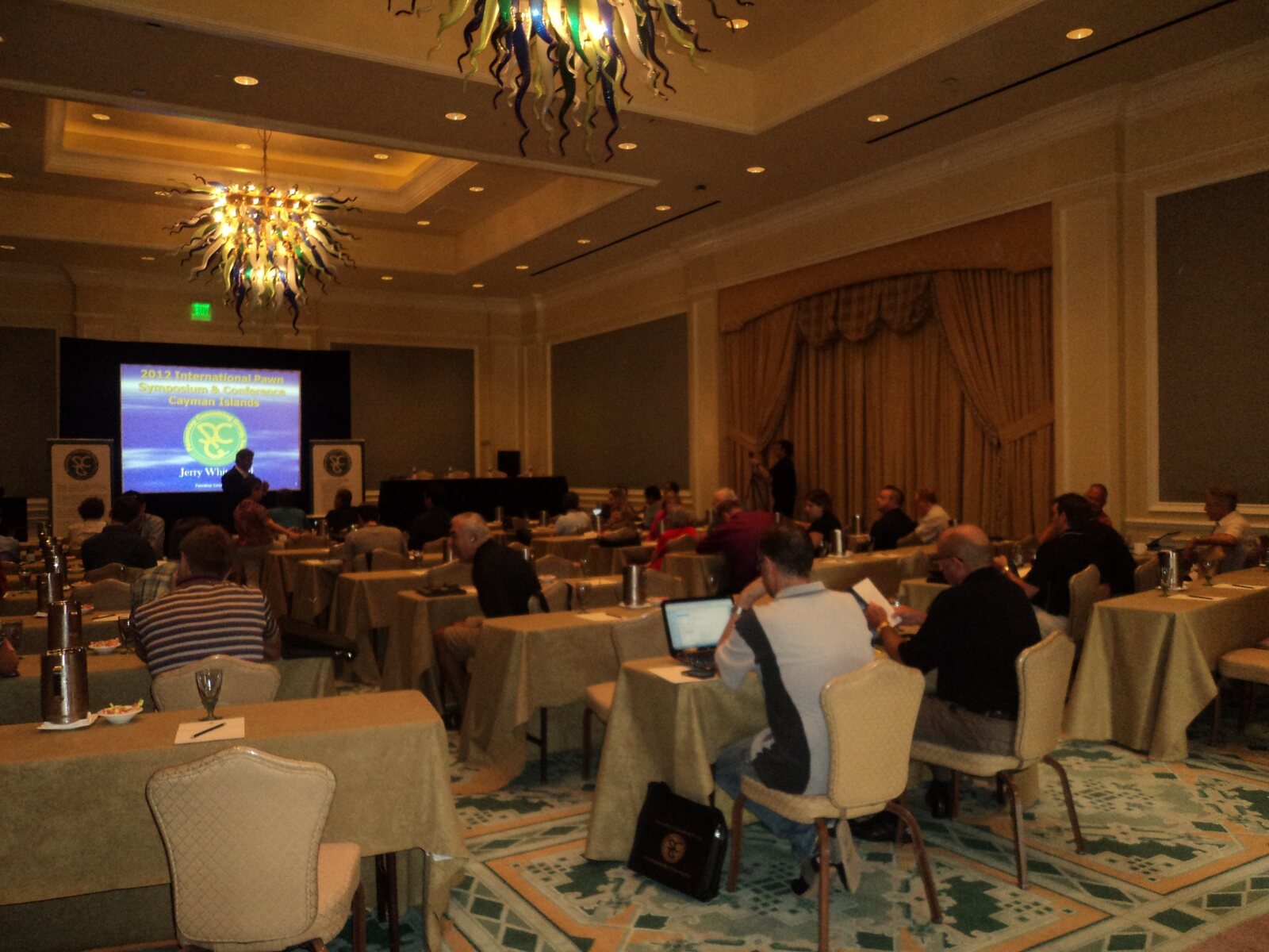 International Pawn Symposium conference session at The Ritz-Carlton in Grand Cayman in 2012